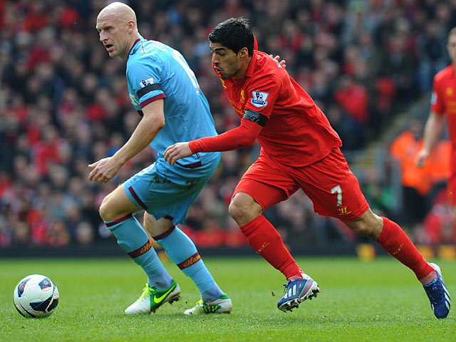 luis-suarez-liverpool-james-collins-west-ham