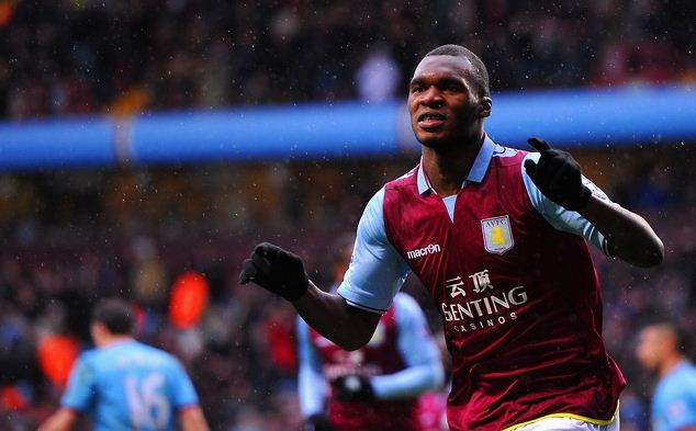 Aston Villa striker Christian Benteke