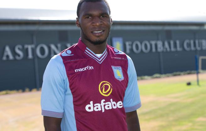 Aston Villa striker Christian Benteke