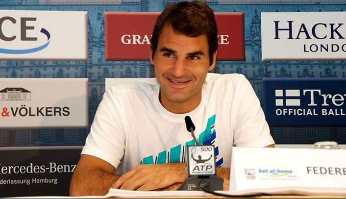 Roger Federer return German Open tennis