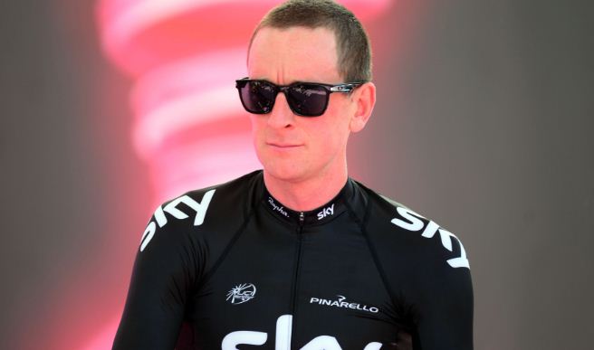 Team Sky rider Sir Bradley Wiggins Tour De France hurt