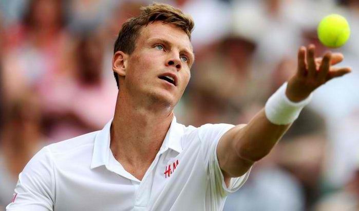 Tomas Berdych Swedish Open out