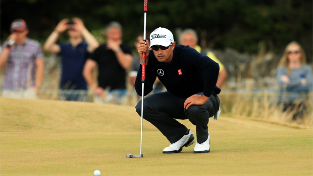 Adam Scott admits nerves