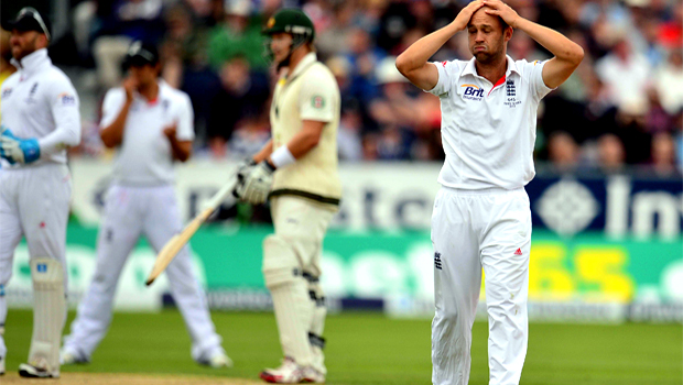 Batsman Jonathan Trott England frustrated fourth Ashes Test