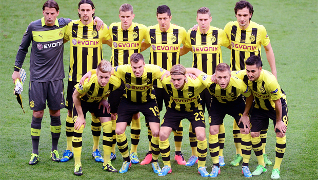 Borussia Dortmund on Bundesliga v Augsburg