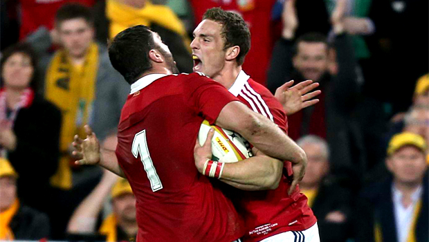 British and Irish Lions duo George North and Alex Corbisiero