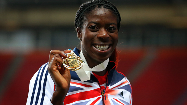 Christine Ohuruogu first British woman to win two World Championship