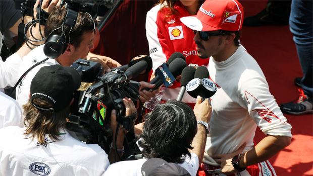 Ferrari Fernando Alonso comment press