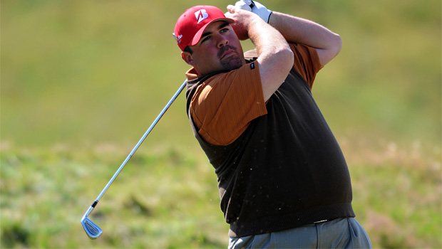 Kevin Stadler on lead in first round of The Barclays