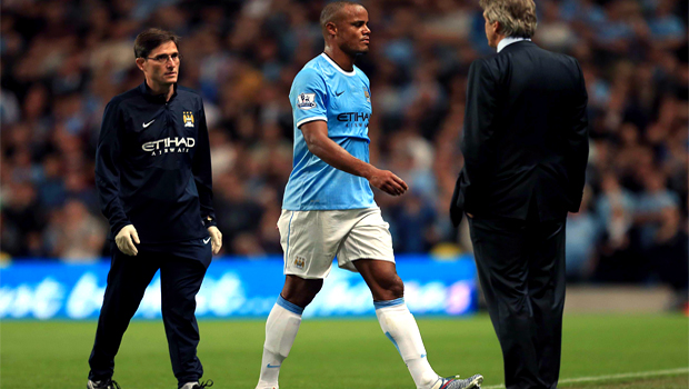 Manchester City skipper Vincent Kompany