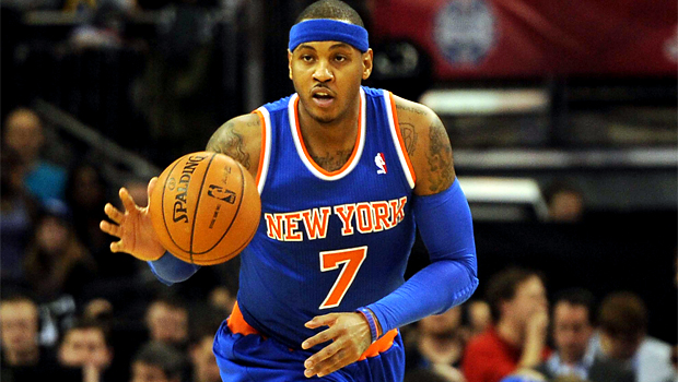 New York Knicks star Carmelo Anthony impressed