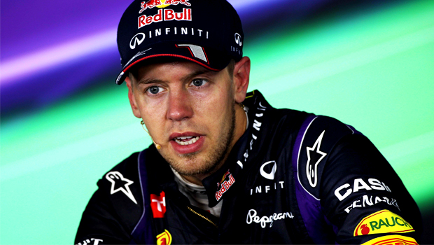 Red Bull driver Sebastian Vettel drop off second half