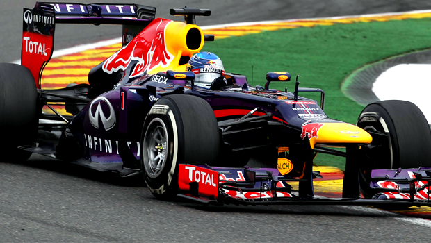 Sebastian Vettel Belgian Grand Prix 2013