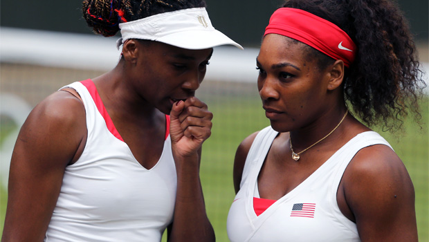 Serena and Venus Williams us open 2013