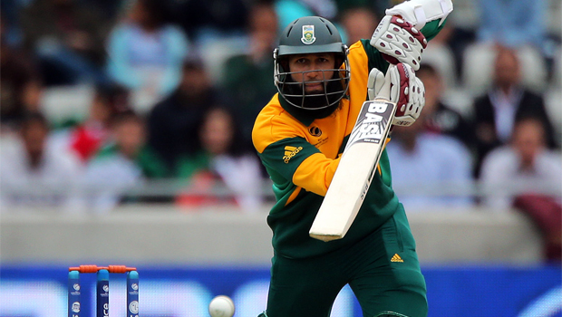 South African batsmen Hashim Amla