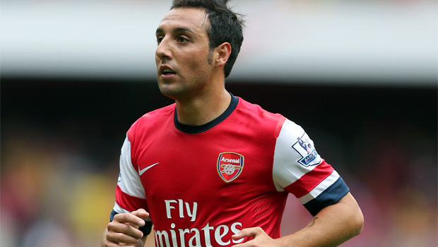 Arsenal midfielder Santi Cazorla