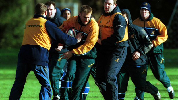 Australian Wallabies Rugby union team practice