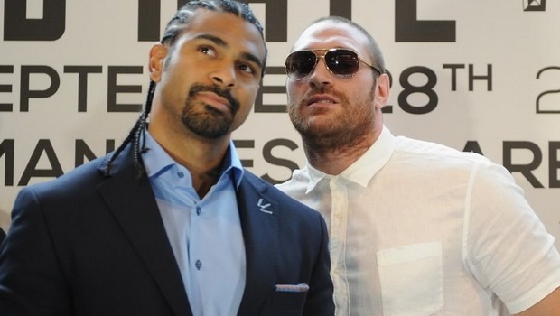 David Haye v Fury boxing