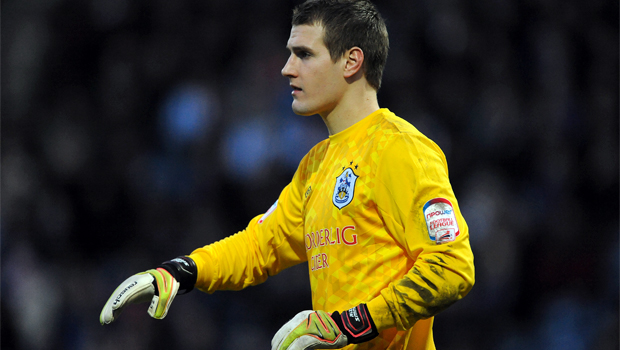 Huddersfield town goalkeeper Alex Smithies