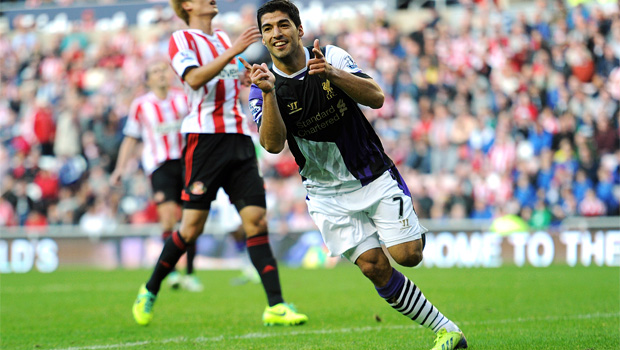 Liverpool Luis Suarez third score