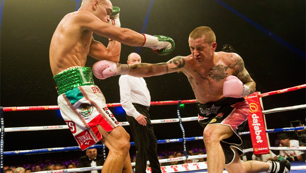 Ricky Burns v Raymundo Beltran boxing