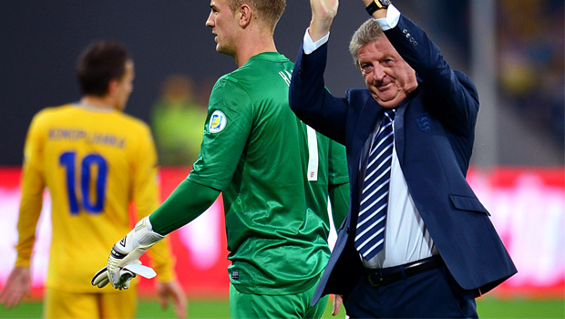 Roy Hodgson boss of England v Ukraine