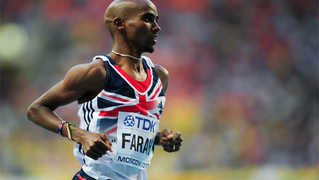 Athletics Mo Farah glasgow 2014