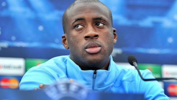 Manchester City midfielder Yaya Toure