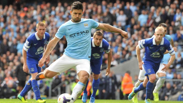 Sergio Aguero happy at Manchester City