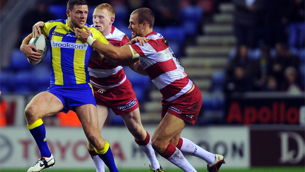 Warrington v wigan Simon Grix super league