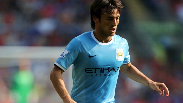 man city david silva for champions league