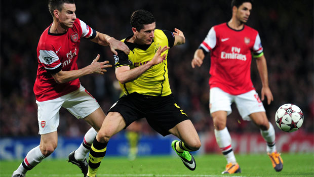 Arsenal v Borussia Dortmund Champions League