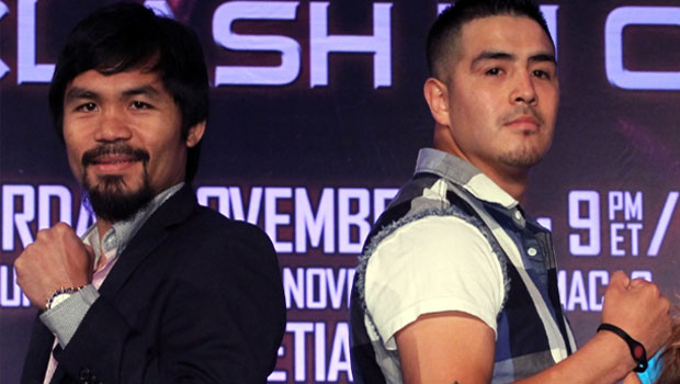 Brandon Rios v Manny Pacquiao boxing