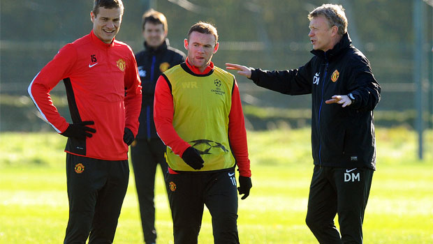 Manchester United training against Real Sociedad