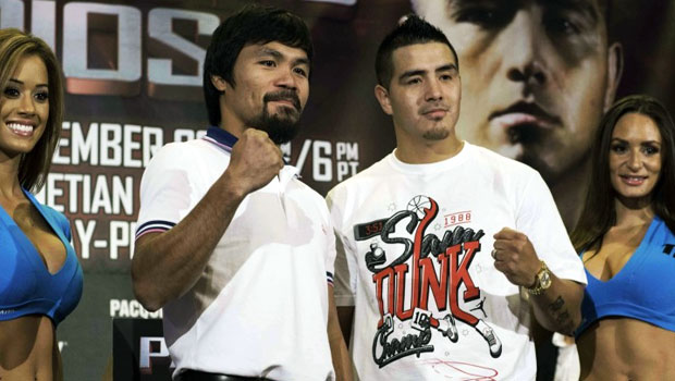 Manny Pacquiao v Brandon Rios boxing