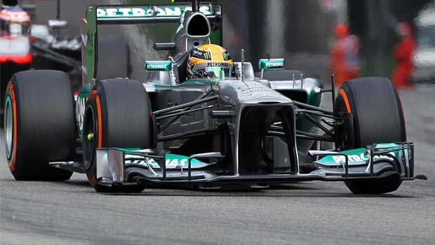 Mercedes driver Lewis Hamilton