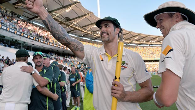 Mitchell Johnson australia cricket ashes