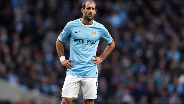 Pablo Zabaleta Manchester City v Norwich City