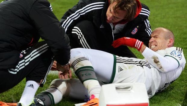 Arjen Robben bayern munich injury