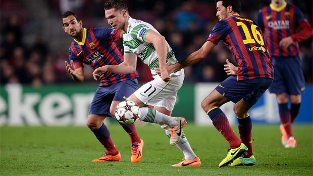 Celtic loss to Barcelona