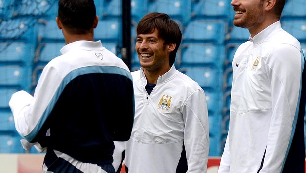  David Silva Manchester City is back