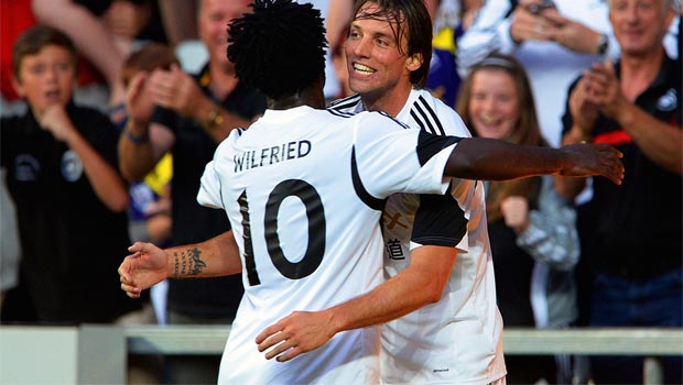 Michu and Wilfried Bony swansea striker duo