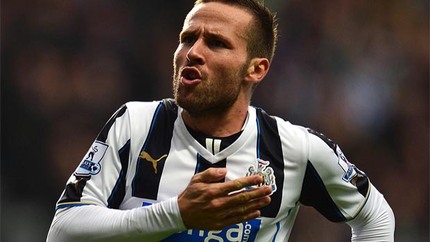 Yohan Cabaye Newcastle midfielder 