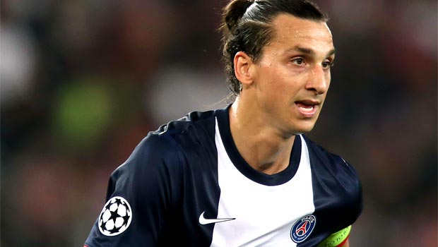 striker Zlatan Ibrahimovic psg