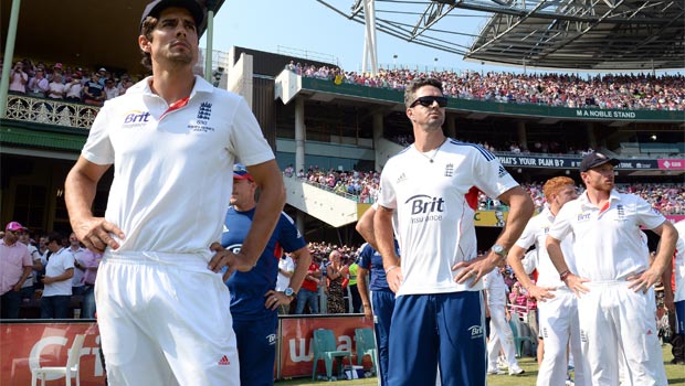 England cricketers suffers against australian ashes