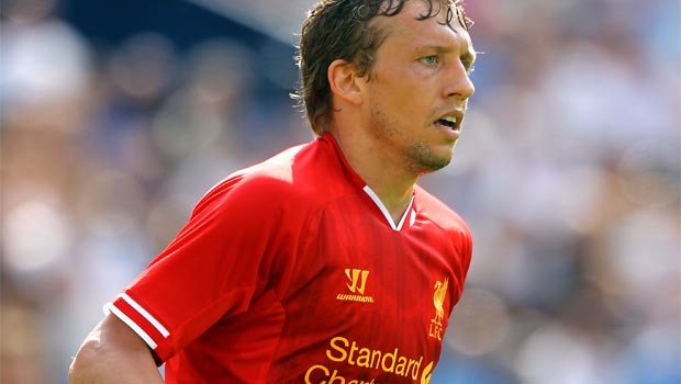 Lucas Leiva Liverpool midfielder 