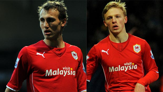 Magnus Wolff Eikrem and Mats Moller Daehli Cardiff City