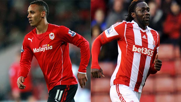 Peter Odemwingie Cardiff and Stoke Kenwyne Jones