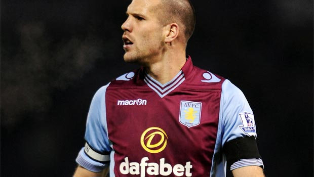 Ron Vlaar Aston Villa captain dafabet