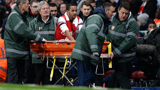 Theo Walcott Arsenal out for rest of season